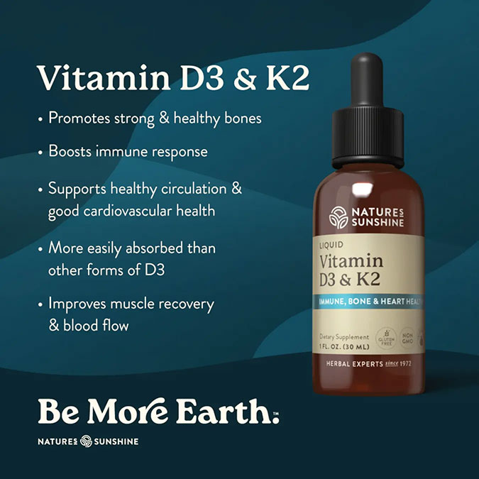 D3 + K2 - Immune Bone and Heart Health Mending Hearts Wellness Center, Marietta, GA